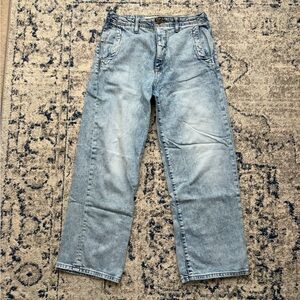 Pilcro Light Blue Wide Leg Jeans